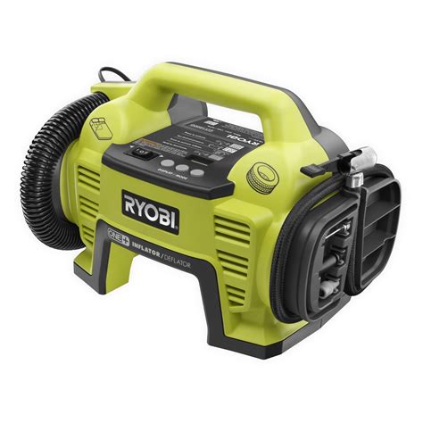 Ryobi inflator deflator - Best of all, like every RYOBI® 18V ONE+™ blue or green tool, this Inflator/Deflator works with any 18V ONE+™ battery. Upgrade to lithium-ion or LITHIUM+™ batteries for lighter weight and better performance. This product is covered by a 3-year limited warranty. The RYOBI 18V ONE+ System features over 225 unique products, …